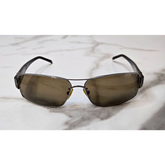 Montblanc MB 178S A36 61-14 135 Black Brown Polarized Women's Sunglasses - Picture 1 of 8